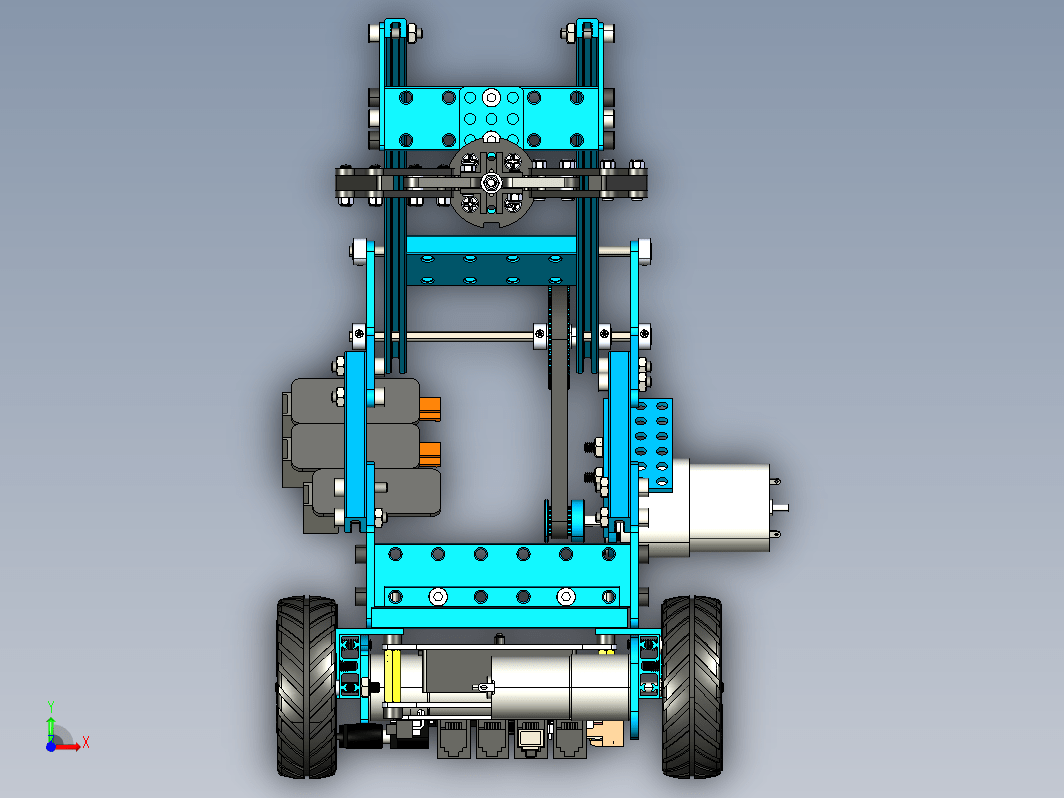 Small mechanical arm智能机械手四轮小车