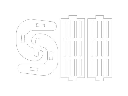 观光摩天轮模型激光雕刻图缩略图
