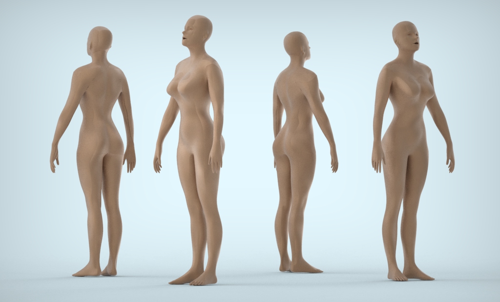 服装店女性人体模型