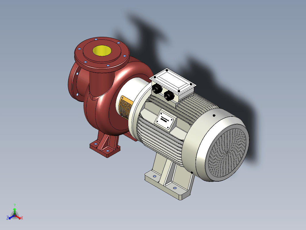 离心泵 3D模型