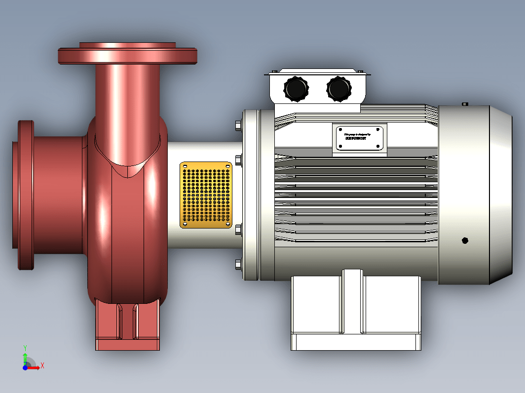 离心泵 3D模型