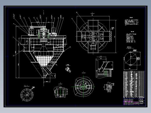 SF500100打散分级机内外筒体及原设计改进探讨 CAD+设计说明书