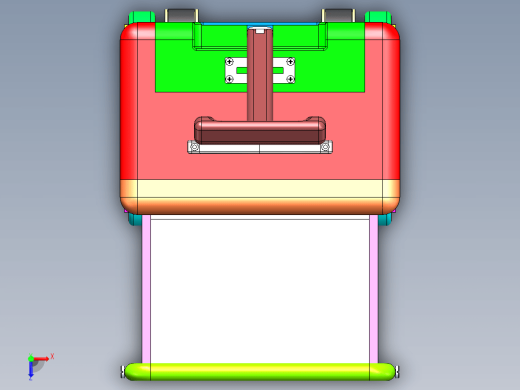多功能行李箱三维SW2015带参+CAD+说明书缩略图