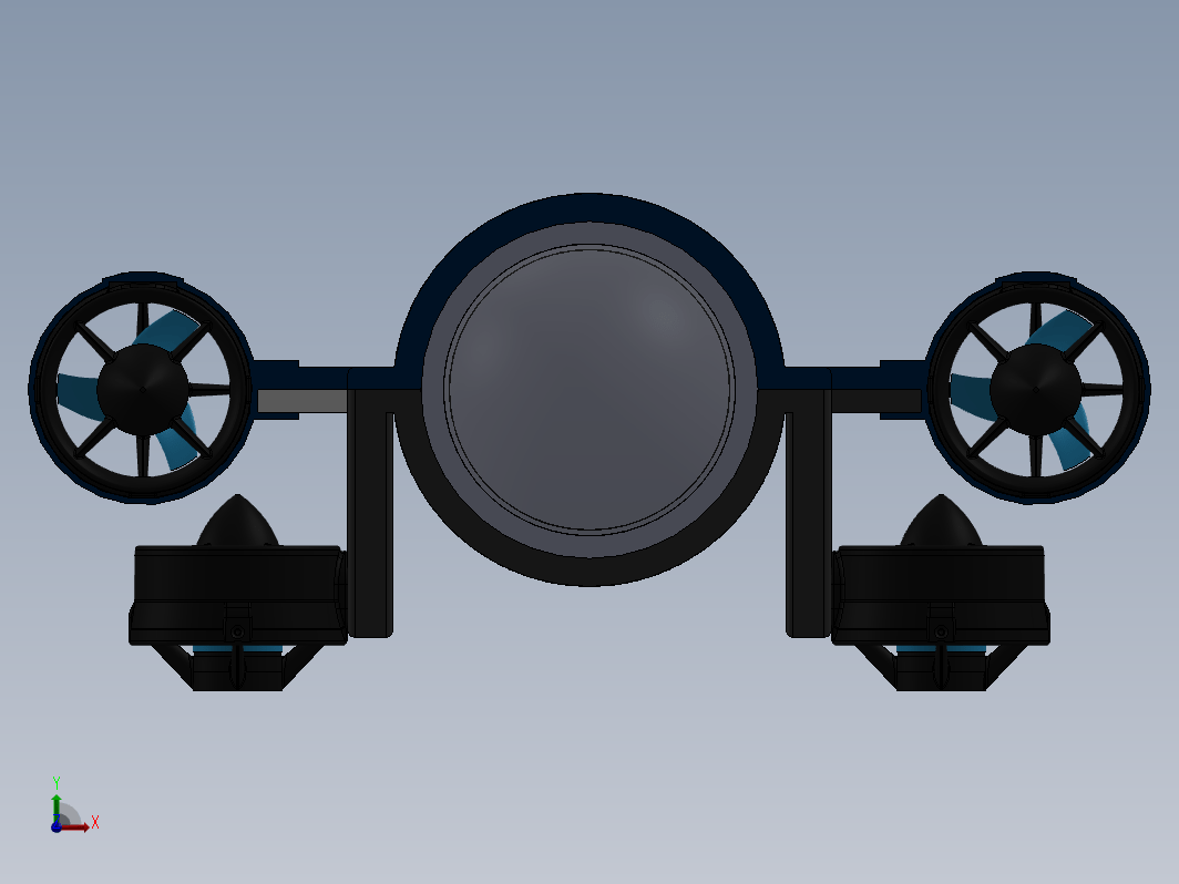 水下无人机结构 AUV Smart Drone