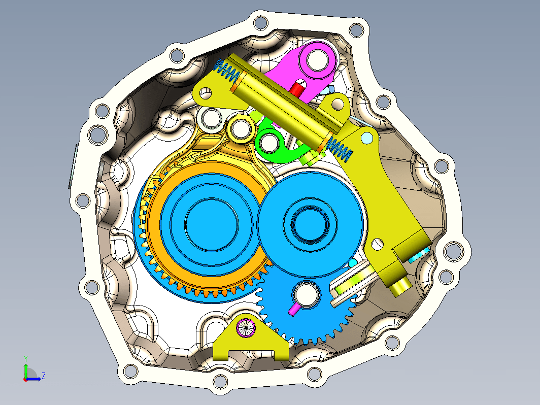 Gear Controls Layout齿轮控制装置