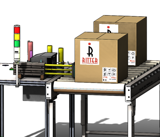 Labeling System with conveyor带输送机的标签系统缩略图
