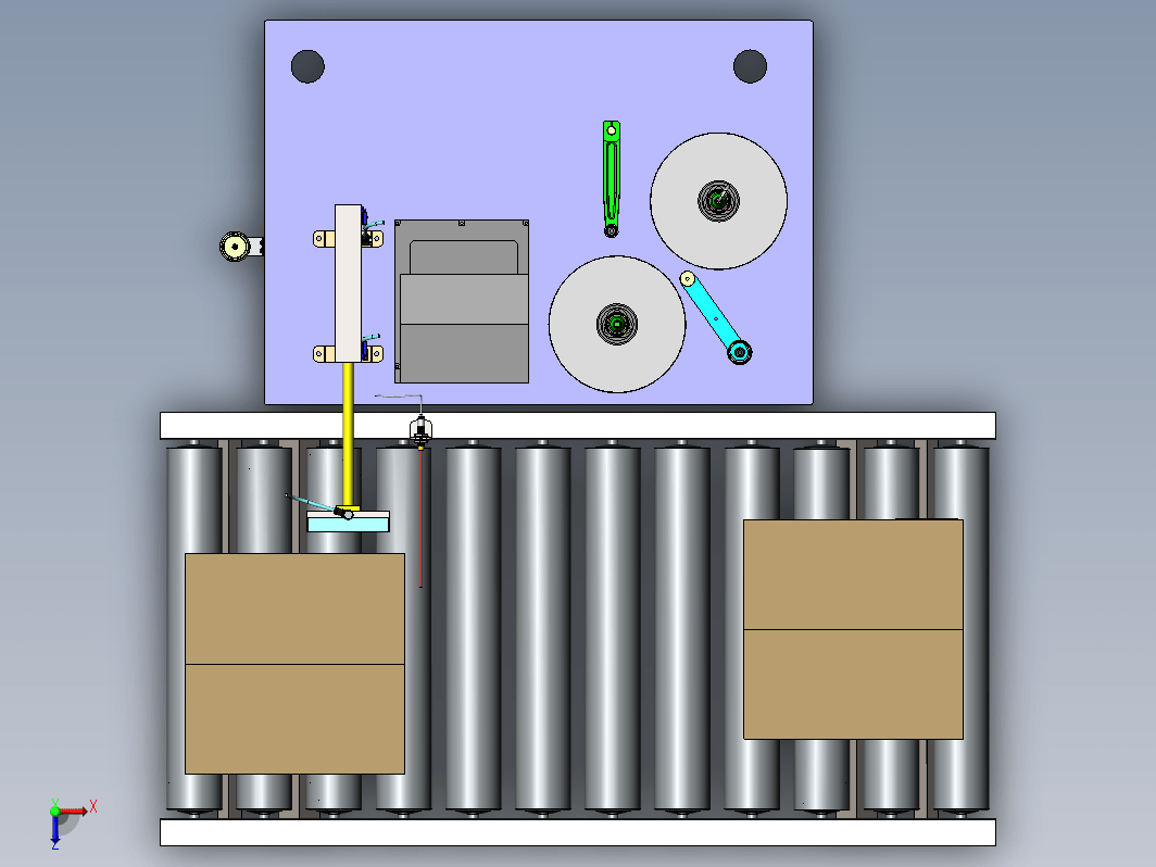 Labeling System with conveyor带输送机的标签系统