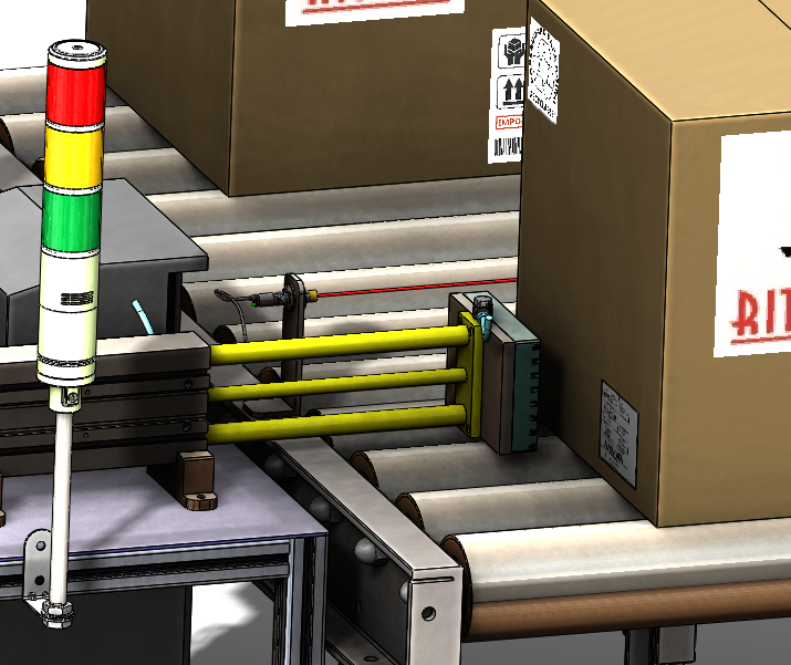 Labeling System with conveyor带输送机的标签系统