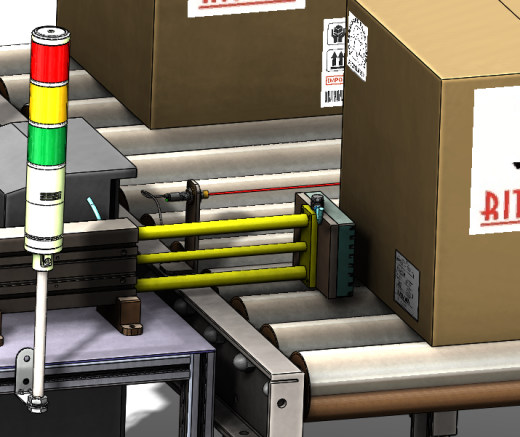 Labeling System with conveyor带输送机的标签系统缩略图