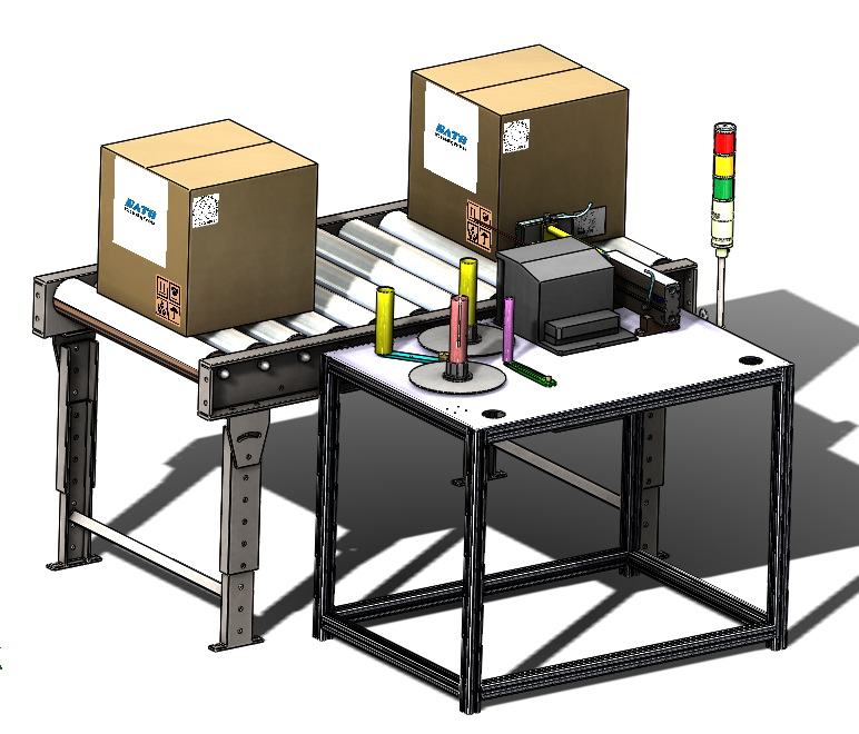 Labeling System with conveyor带输送机的标签系统