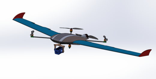 RC VTOL Delta wing三角翼垂直起降飞机