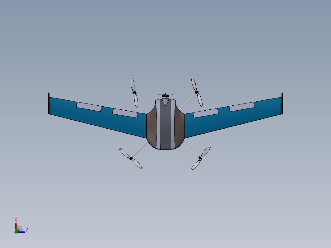 RC VTOL Delta wing三角翼垂直起降飞机