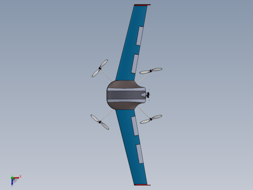 RC VTOL Delta wing三角翼垂直起降飞机缩略图