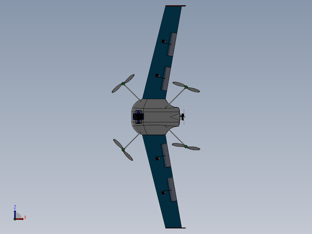 RC VTOL Delta wing三角翼垂直起降飞机