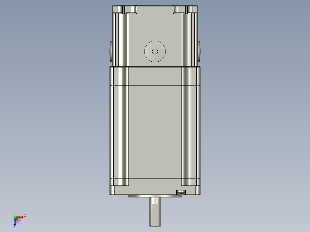 YK60HB86-05A-SC  60mm两相步进刹车电机（3D）