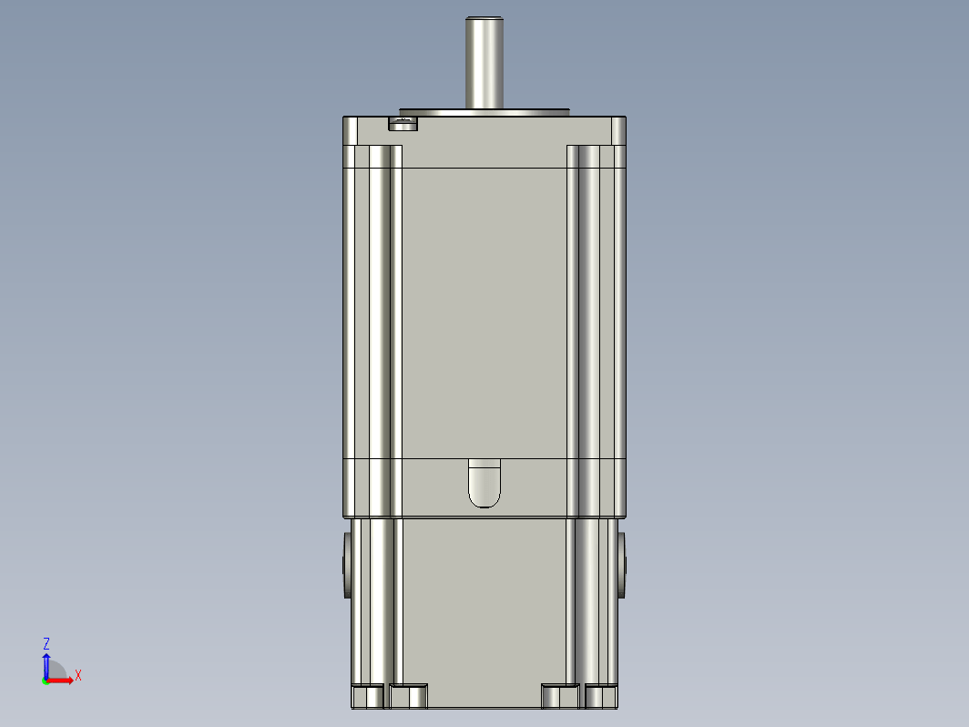 YK60HB86-05A-SC  60mm两相步进刹车电机（3D）