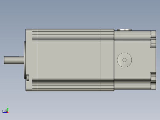 YK60HB86-05A-SC  60mm两相步进刹车电机（3D）缩略图