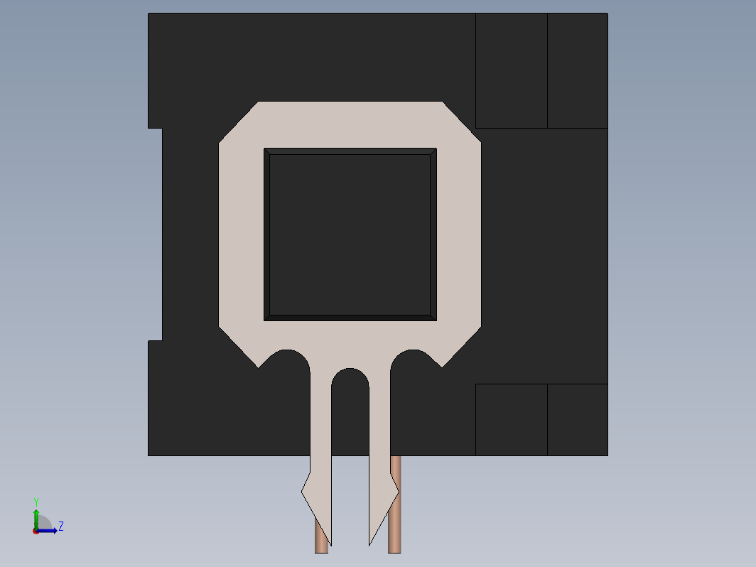 模块化插孔，6P6C，通孔安装