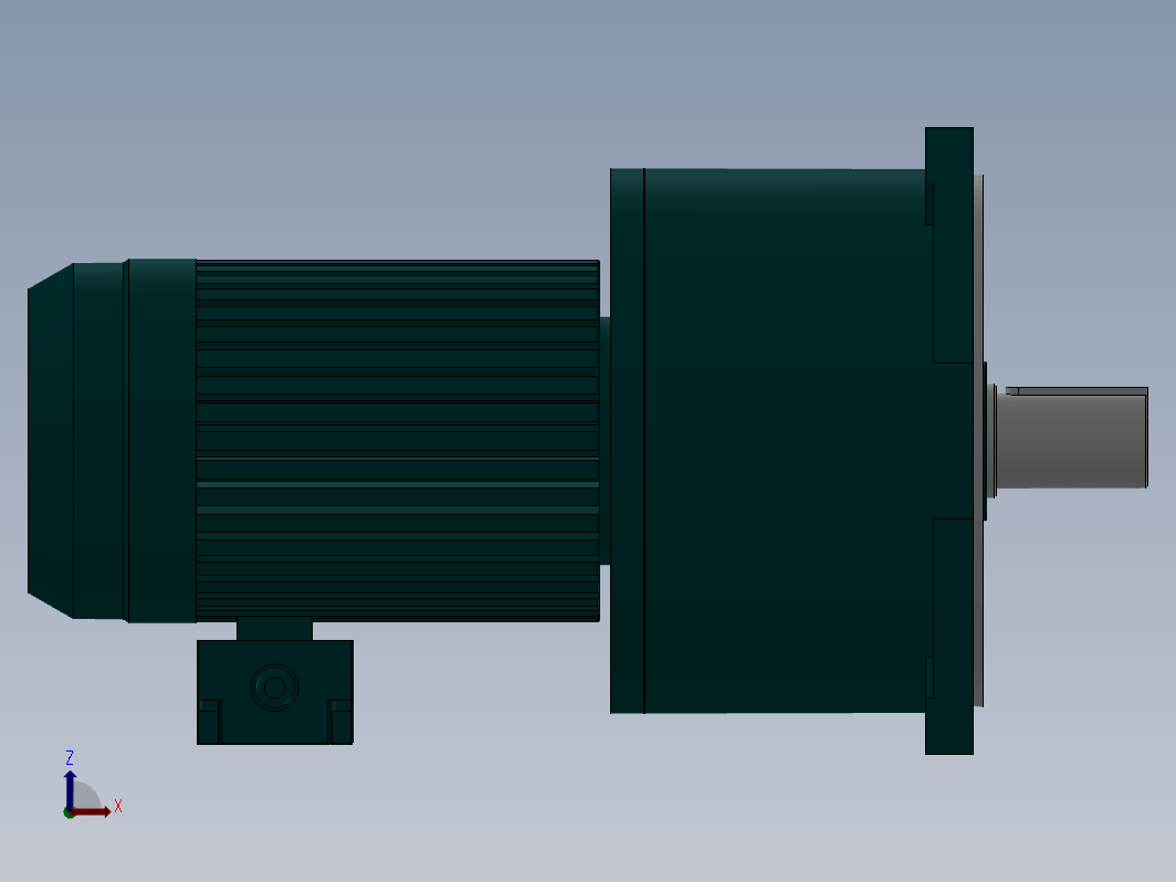 CV-50-2200-50～100立式三相铝壳(刹车)马达减速机[CV-50-2200-50-G2]