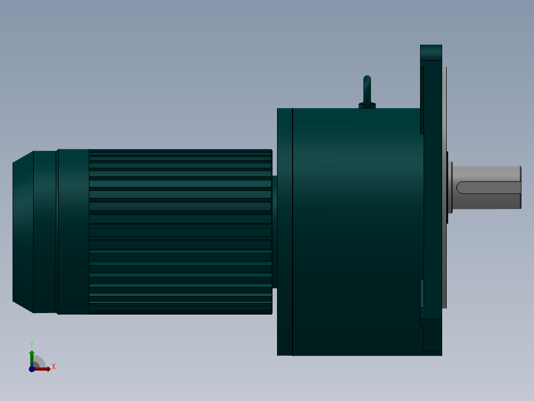 CV-50-2200-50～100立式三相铝壳(刹车)马达减速机[CV-50-2200-50-G2]