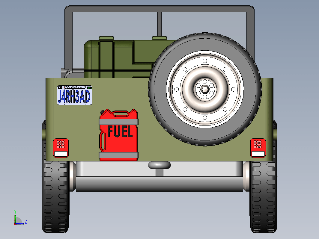 Military Jeep玩具吉普车