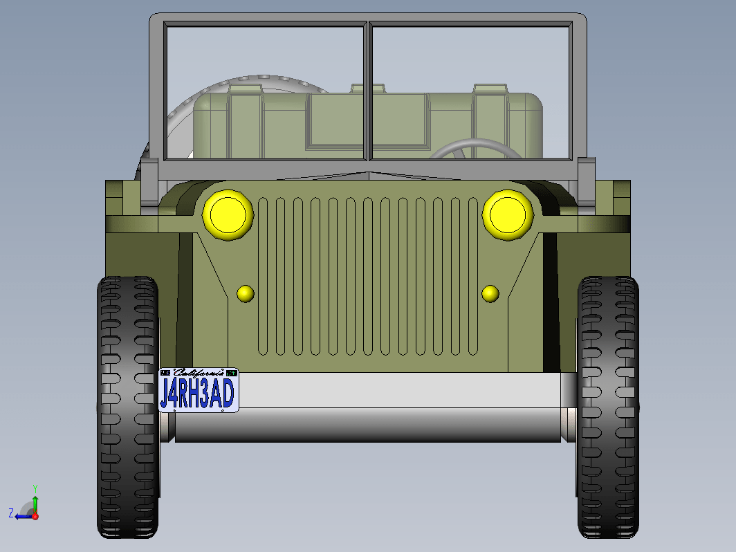 Military Jeep玩具吉普车