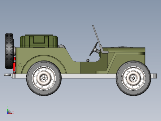 Military Jeep玩具吉普车缩略图