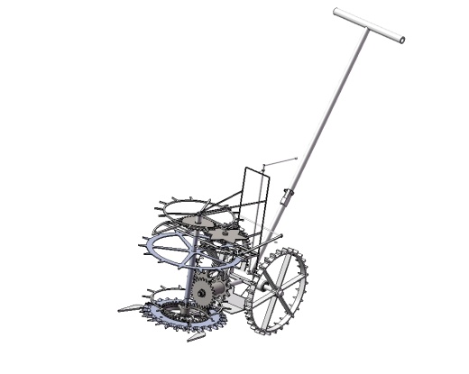 人力割麦机的设计三维SW2012带参+CAD+说明书缩略图