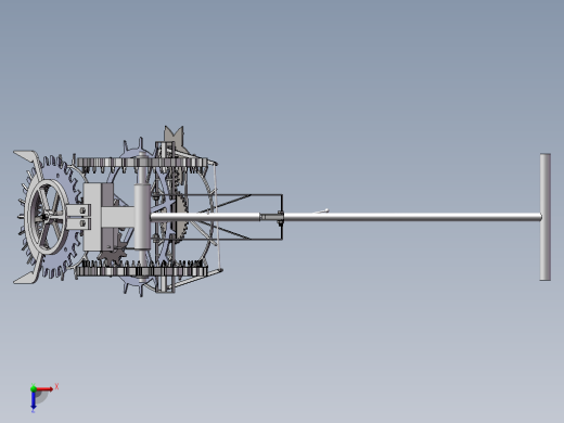 人力割麦机的设计三维SW2012带参+CAD+说明书缩略图