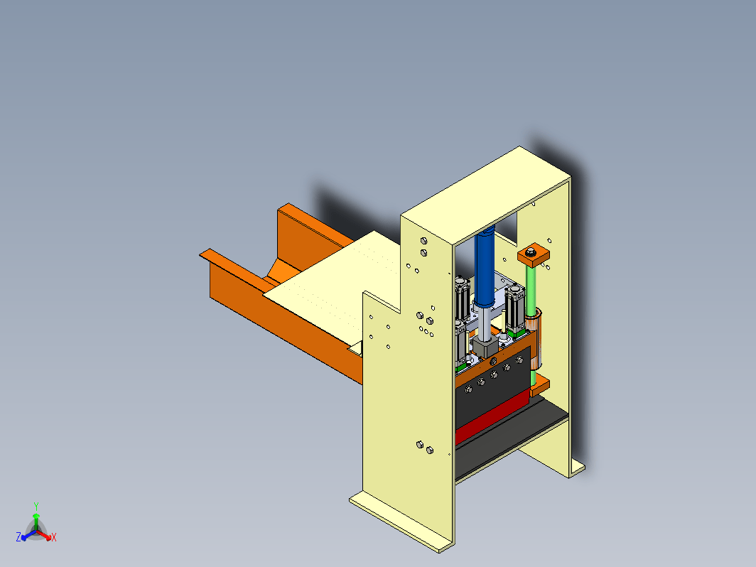 Wood Cutter木材切割机机构