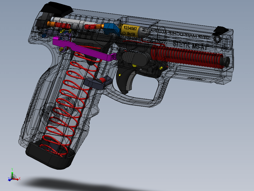 【1050】M9A1手枪（SW设计