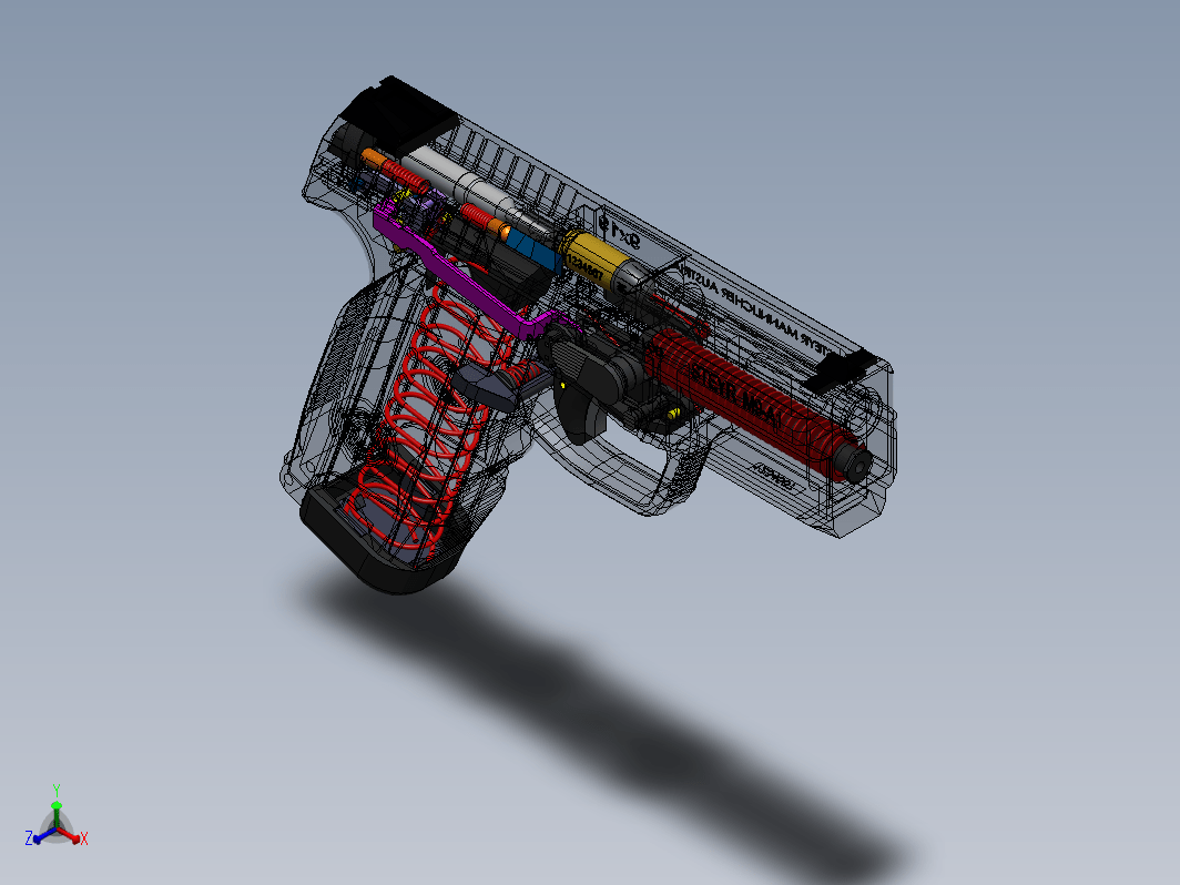 【1050】M9A1手枪（SW设计