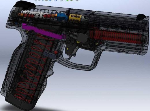 【1050】M9A1手枪（SW设计