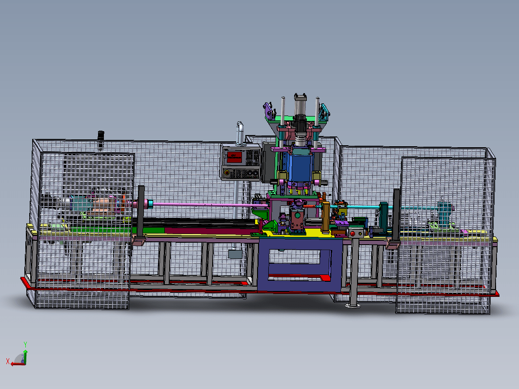 数控冲压专用机床3D