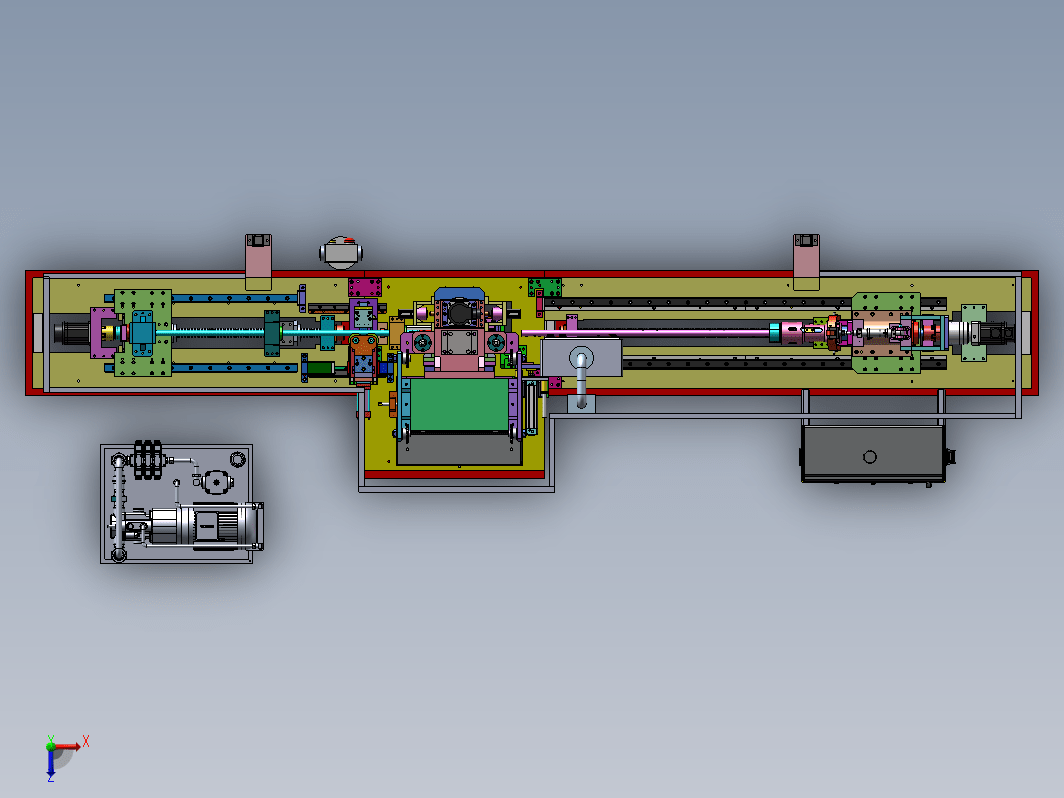 数控冲压专用机床3D