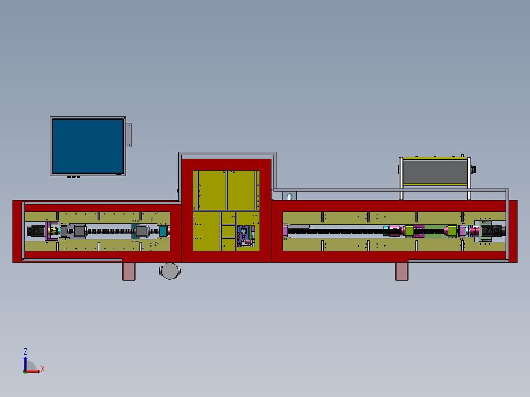 数控冲压专用机床3D