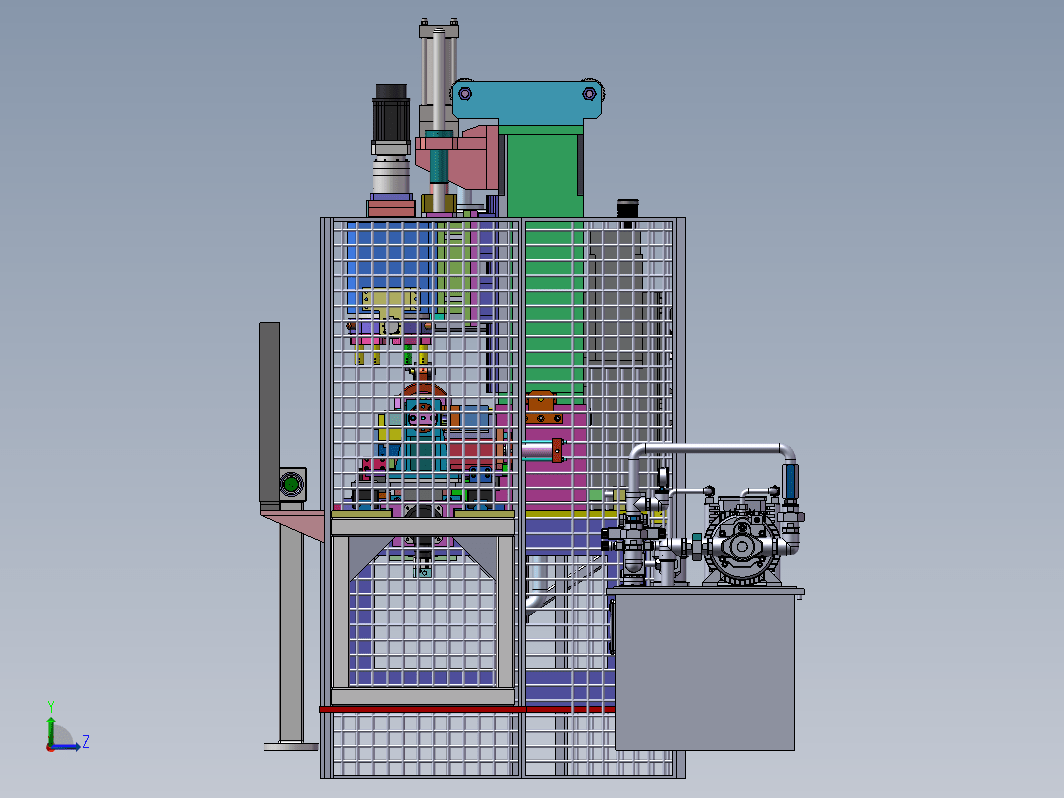 数控冲压专用机床3D