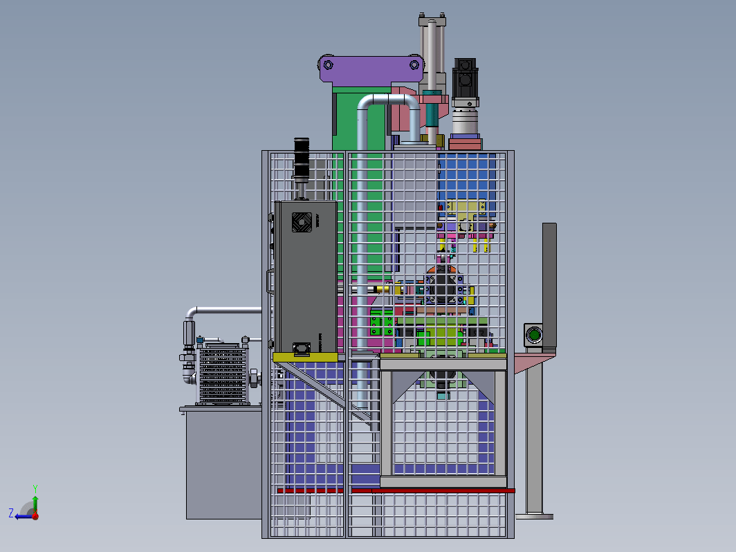 数控冲压专用机床3D