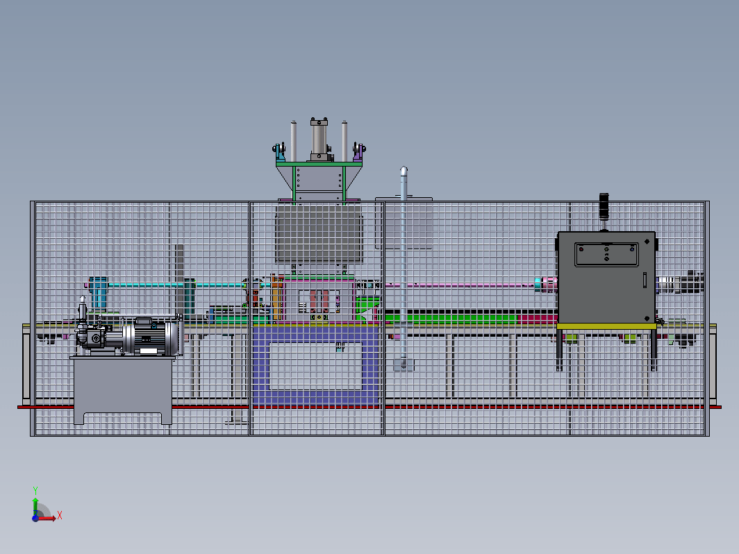 数控冲压专用机床3D