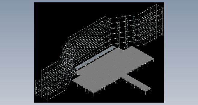 雷亚架舞台3D建模