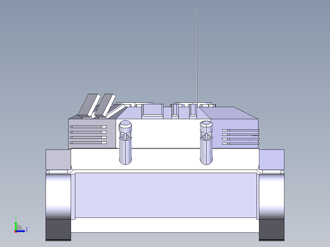 简易AMX-ELC轻型坦克模型