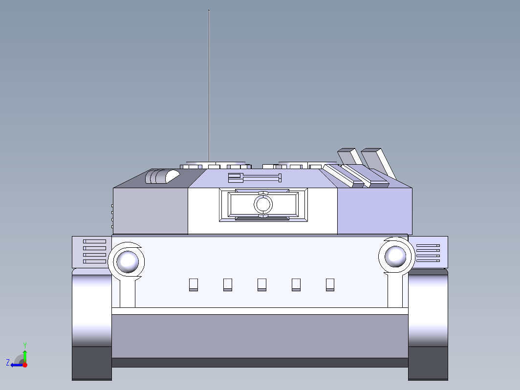 简易AMX-ELC轻型坦克模型