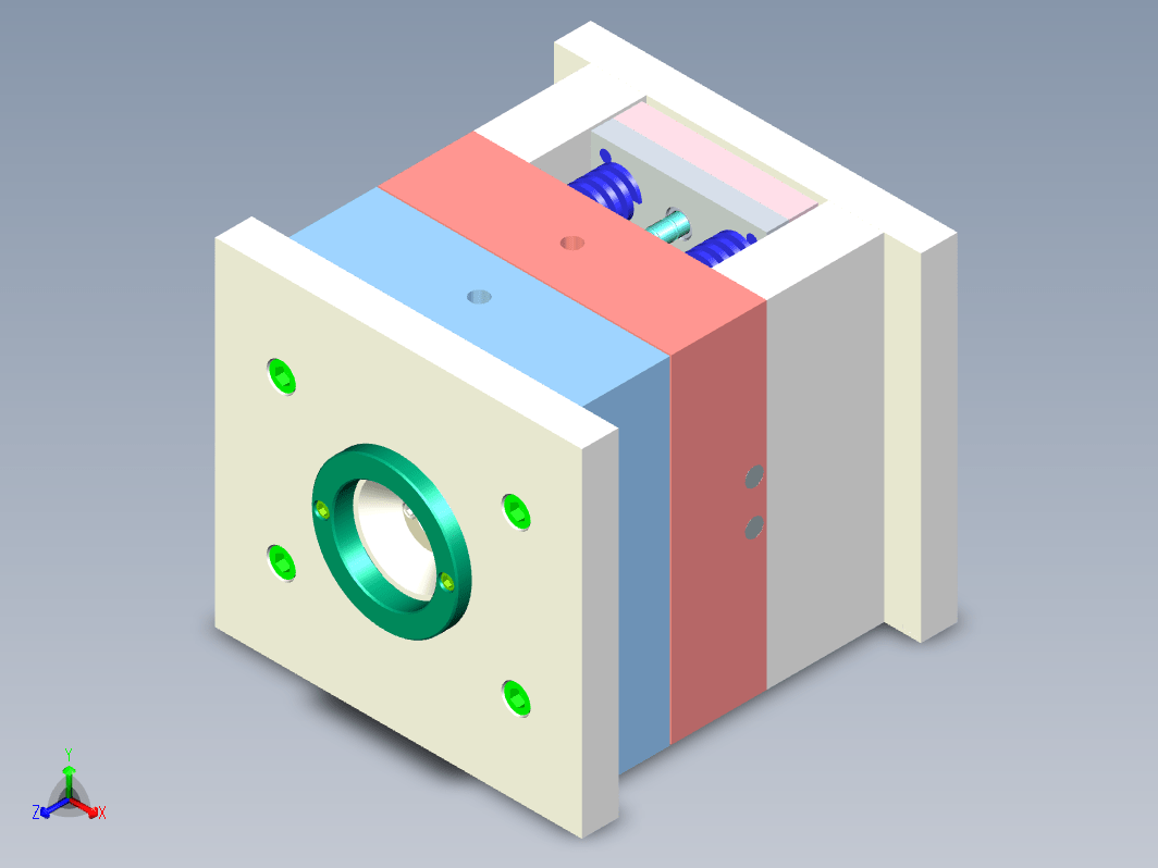 套管滚轮注塑模具设计图纸-一模四腔三维Step+CAD+说明书