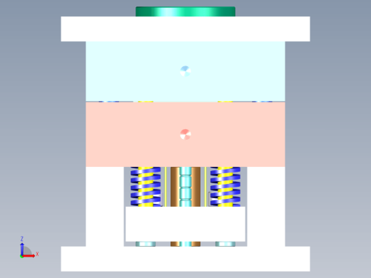 套管滚轮注塑模具设计图纸-一模四腔三维Step+CAD+说明书缩略图