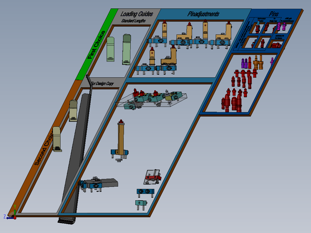 焊接夹具标件库