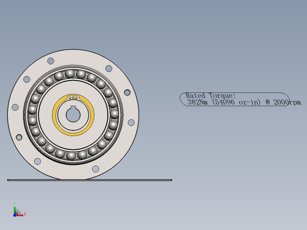 CS40谐波传动结构