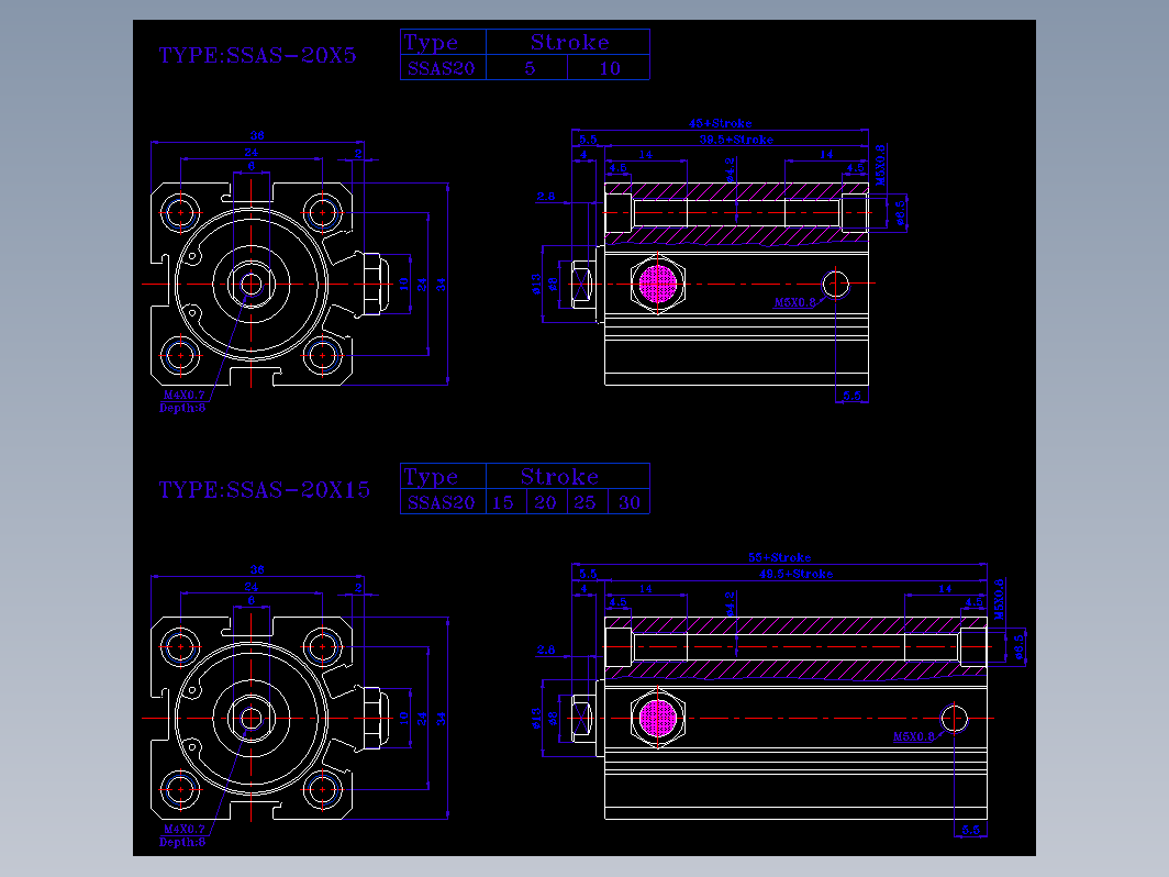 SDA气缸 83-SSA-20-SN