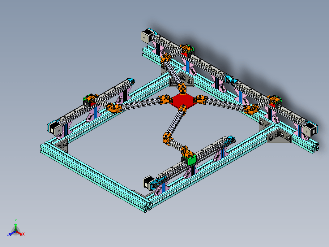 3-DOF Parallel三自由度并联机器人