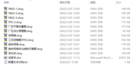 年70万吨甲醇制低碳烯烃工艺设计CAD+说明缩略图