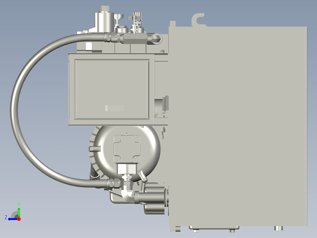 7.5KW220L液压站 3D模型（SolidWorks设计stp格式